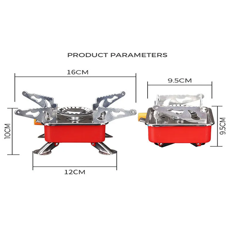 🔥 Lotus Small Round & Square Stove🔥Portable and foldable outdoor cooking