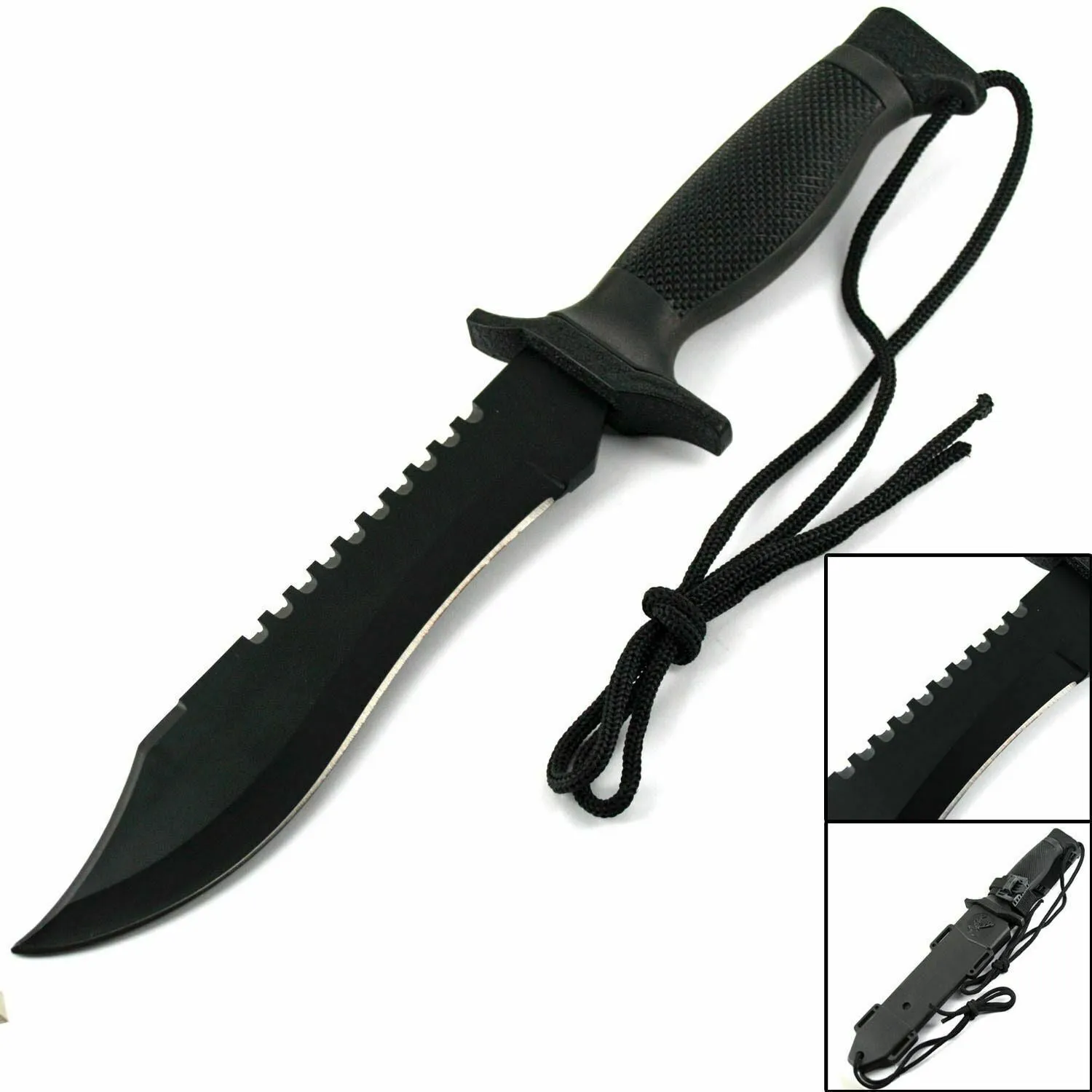 12" Military Bowie FIXED BLADE