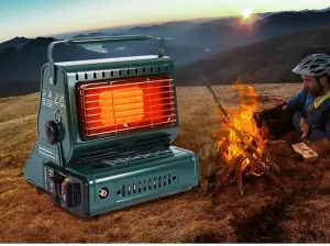 1.3kw Hiking Heater Use Gas Superior-grade Heater Dual-purpose Outdoor Heater Camping Iron New Picnic Stove Proactive Equipment Outdoor Travelling Cooker