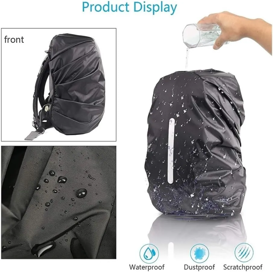 15-85L Waterproof Backpack Rain Cover Ultralight Hi-Visibility with Reflective Strip Anti-dust for Hiking Camping Cycling Travel