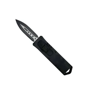 2-Pack: 4.5" Dagger Blade OTF Knife with Belt Clip