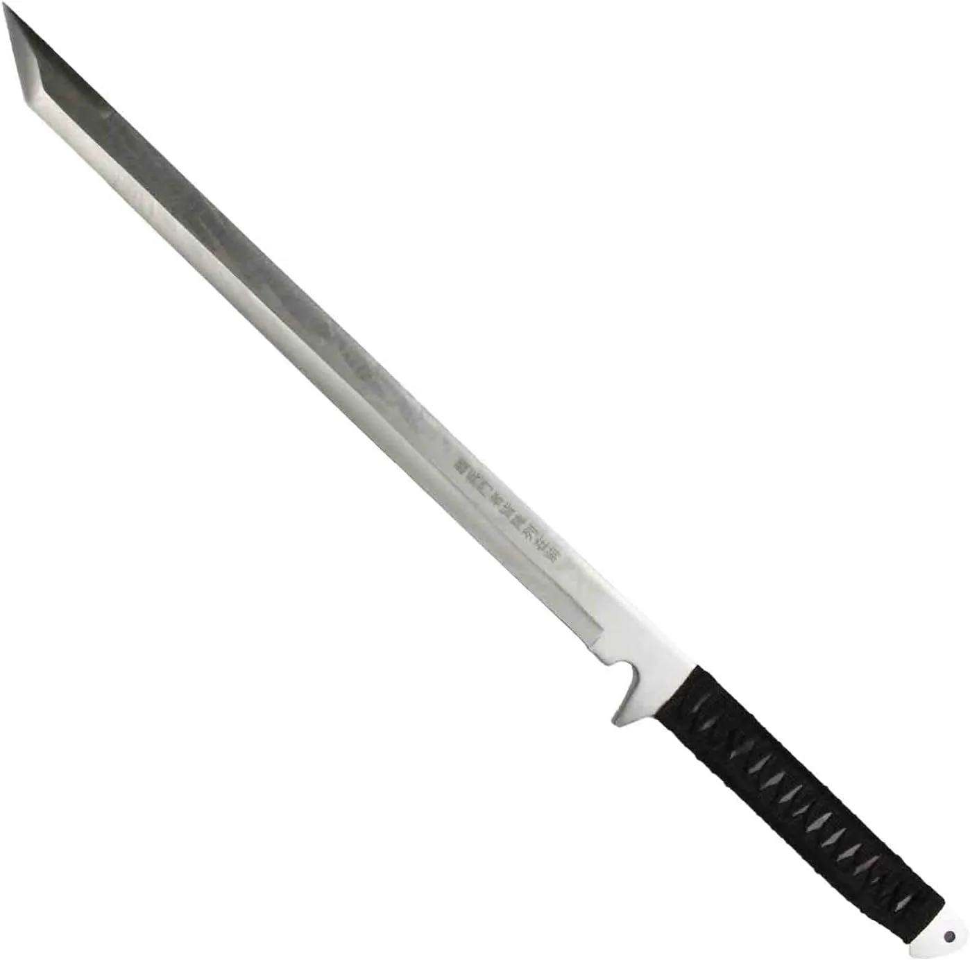 2 PCS Ninja Tactical Machetes, Swords Tactical Survival Katana Durable Knife Set. for Camping, Hunting, Collections, Gifts (Silver-56)
