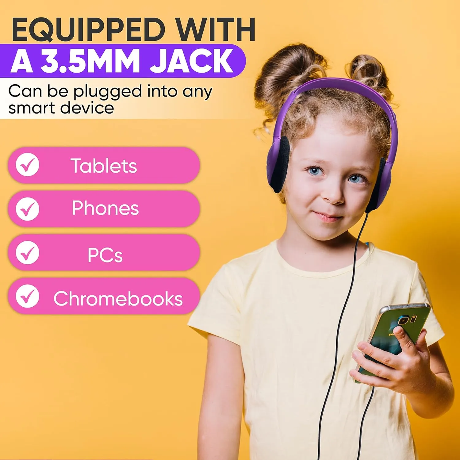 20 Pack Bulk Wired Headphones, On Ear with 3.5mm Jack, 4ft Tangle Free Cable, Comfortable Fit, Affordable and Cost Effective, Ideal for School Classroom Testing Students Events Groups, Mix