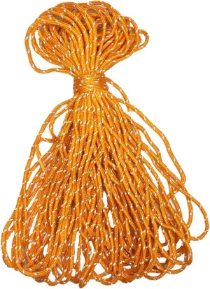 20m 2mm Reflective Tent Cord Rope Camping Awning Rope Runner Guy Line DaJiKan (Color : Orange)