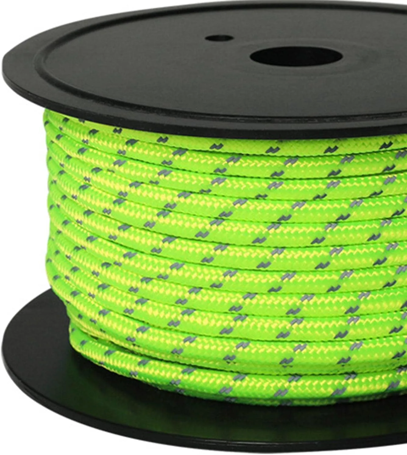 30M 6mm Tent Rope Guylines, Reflective Cord for Nighttime Visibility