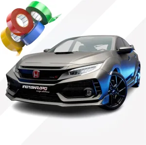 3M Chrome Delete Tape Stripe | Vinyl Film Car Wrap Custom Stripes | Brushed Titanium | BR230 | 23" x 25ft | Instawraps Heat Resistance Pro Wrapping Glove - Included