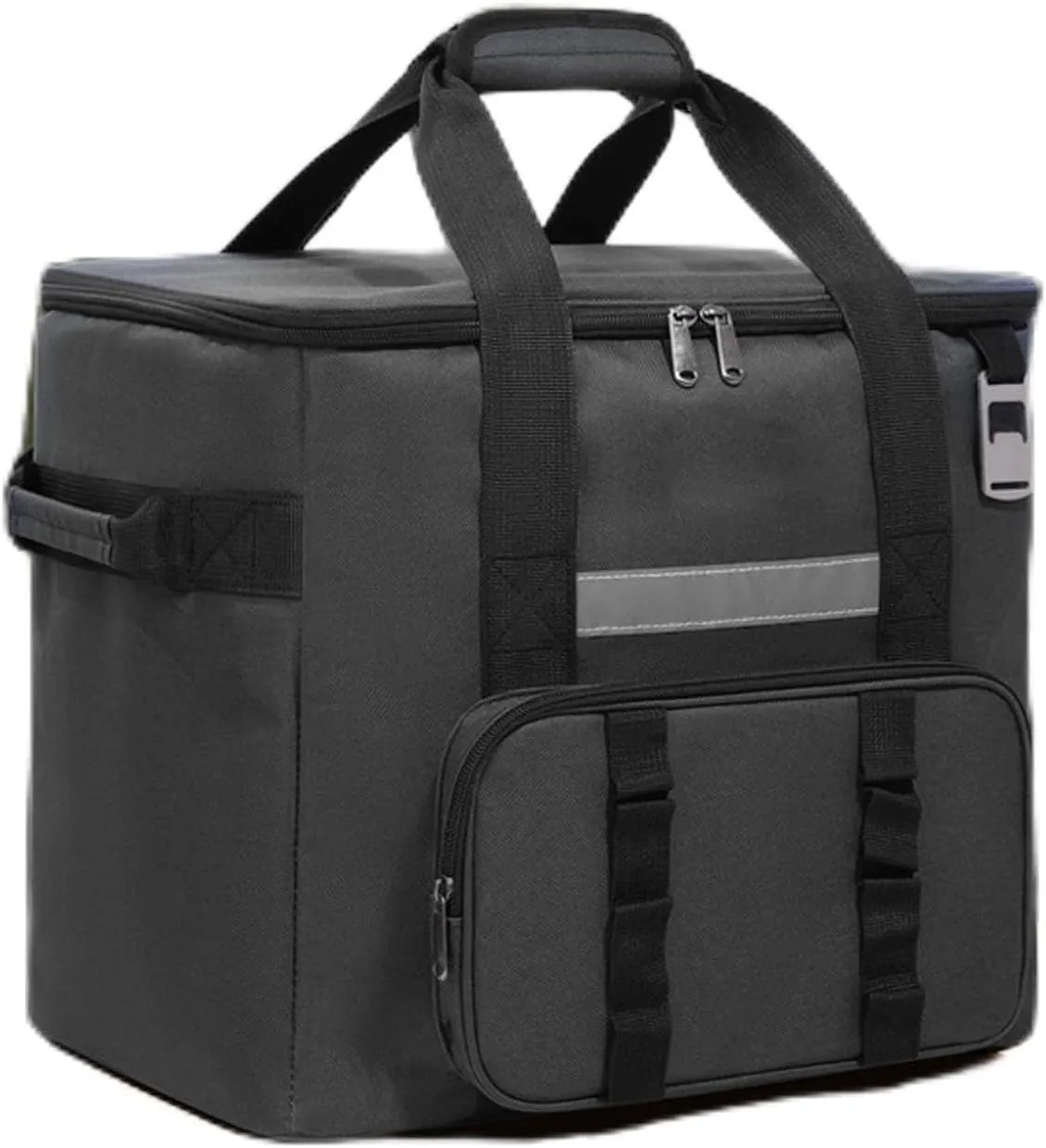40L Large Capacity Insulated Cooler Bag, Rainproof Lunch Box for Camping, Picnic, Hiking, Hold Drinks Cold on Beach, with Adjustable Strap
