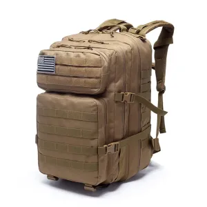 45L Tactical Military Backpack - Outdoor Travel Bag