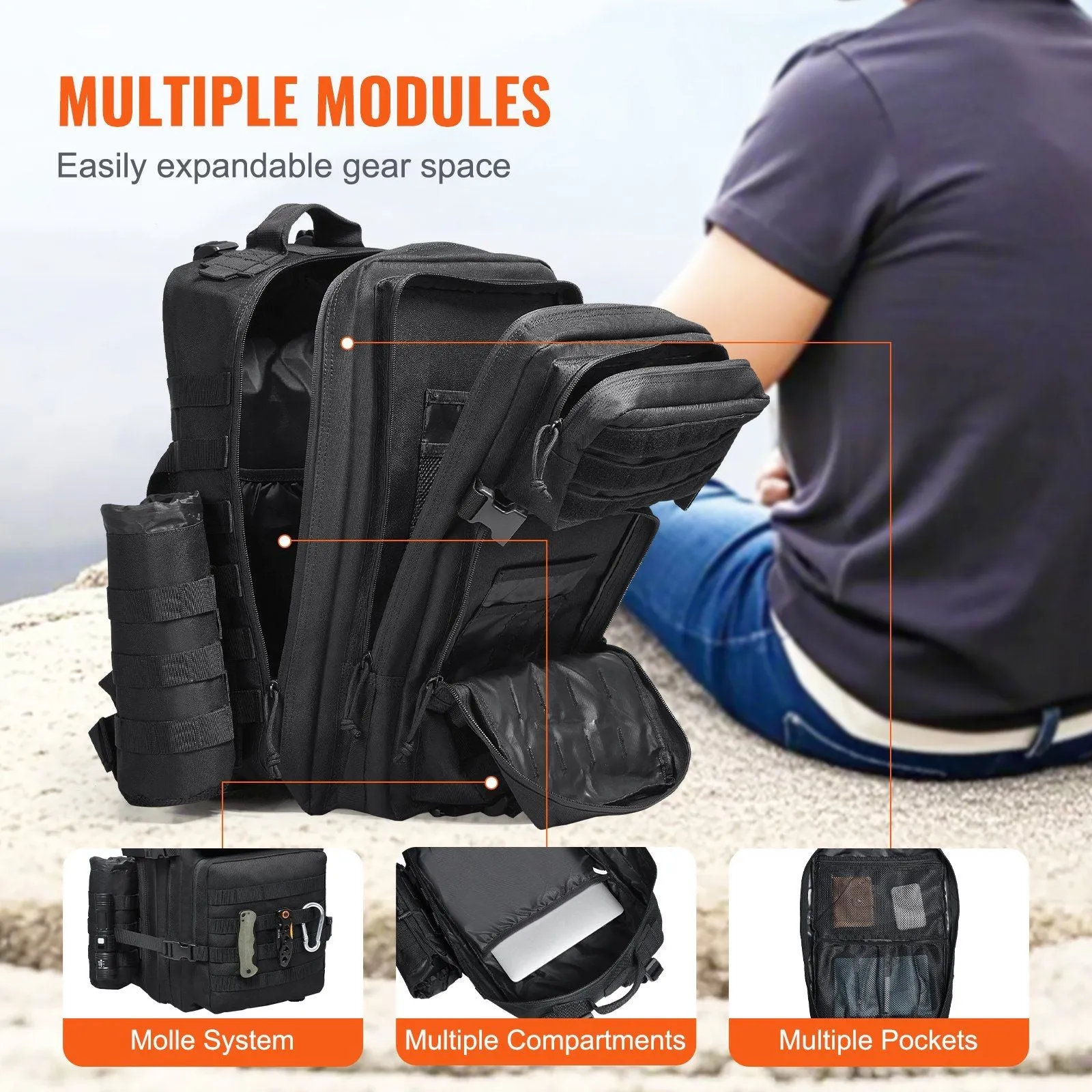 45L Tactical Sports Bag