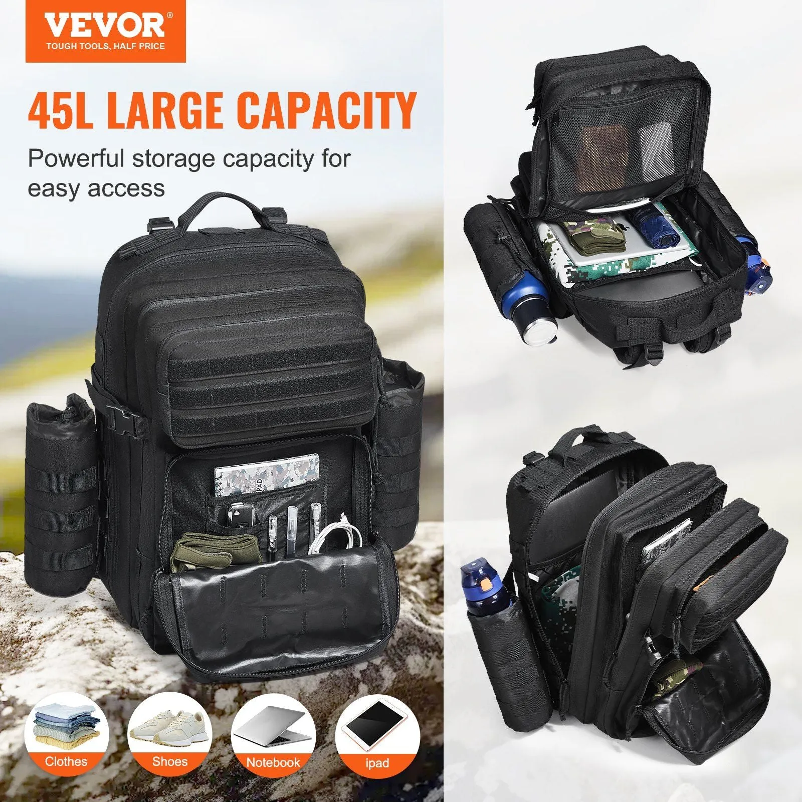 45L Tactical Sports Bag