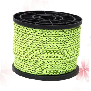 4mm Guy Lines Tent Fix Rope Reflective Rope Camping Cord 50m for Outdoor
