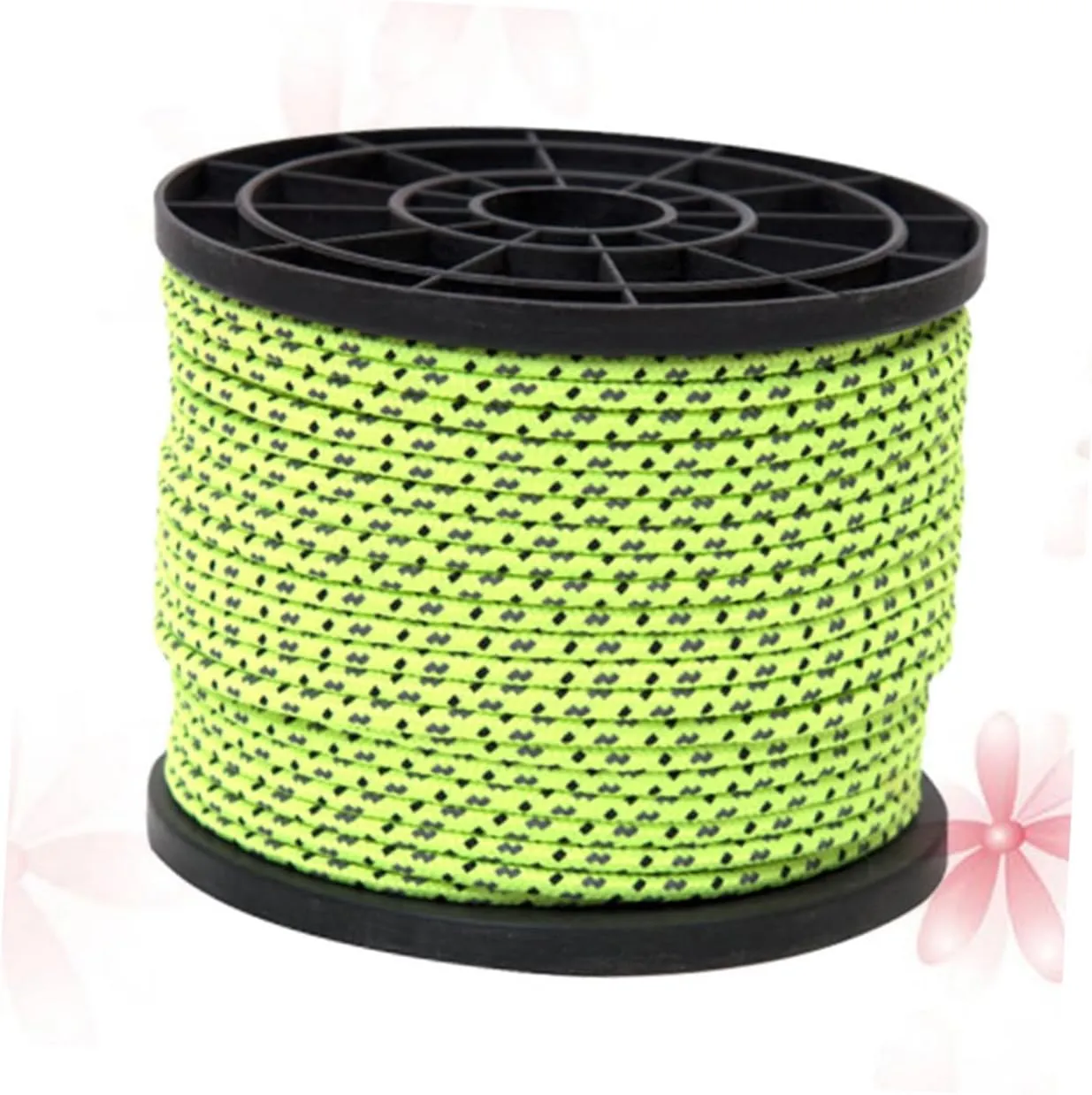 4mm Guy Lines Tent Fix Rope Reflective Rope Camping Cord 50m for Outdoor