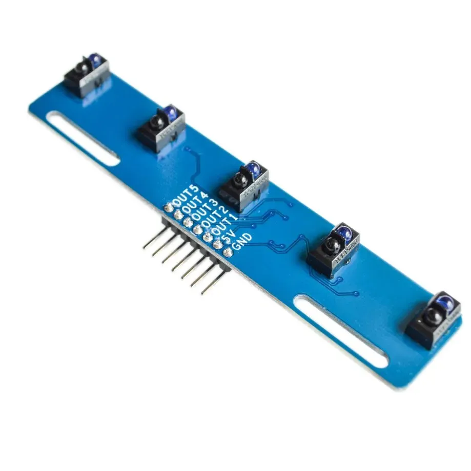 5 channel Infrared Reflective Sensor TCRT5000 KIT 5 way IR Line Track Module