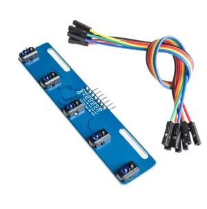5 channel Infrared Reflective Sensor TCRT5000 KIT 5 way IR Line Track Module