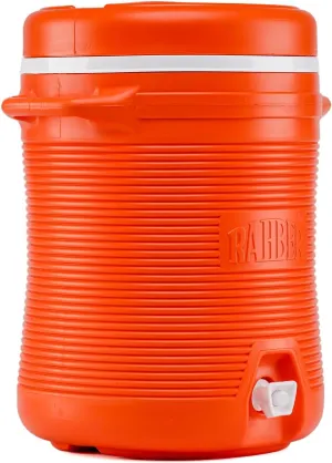 5 Gallon Insulated Beverage Dispenser with Dual Fixed Handle Technology, Heavy-Duty Plastic Jug with Spigot, Portable Drink Cooler for Parties, Camping, and Outdoor Use
