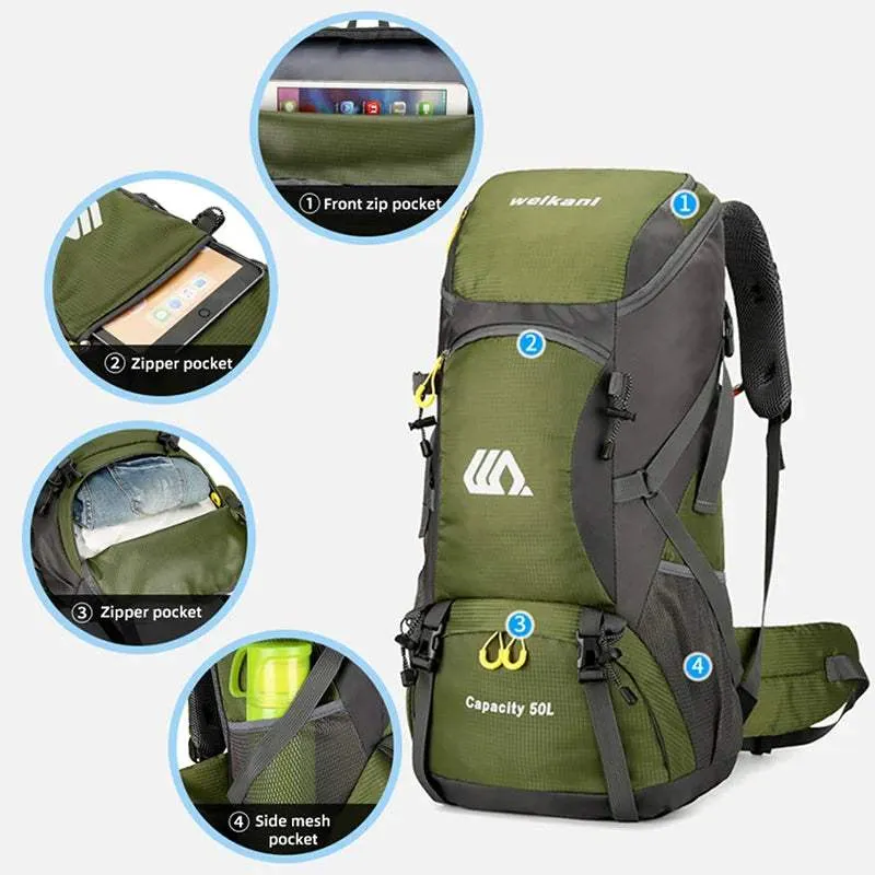 50L Travel & Camping Backpack