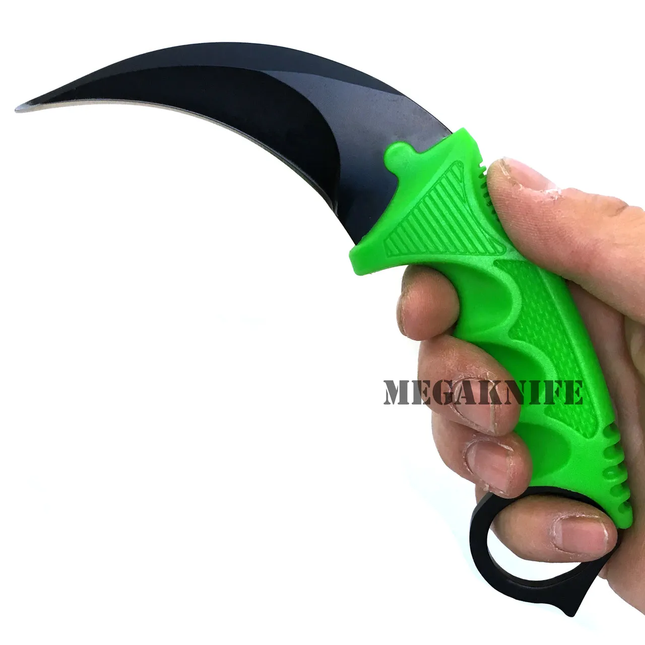 7.5" Zombie FIXED BLADE Tactical Karambit Hawkbill Neck Knife Skinner Hunting