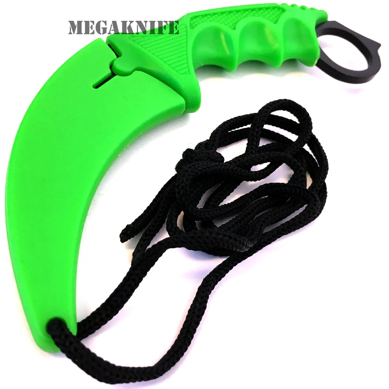 7.5" Zombie FIXED BLADE Tactical Karambit Hawkbill Neck Knife Skinner Hunting