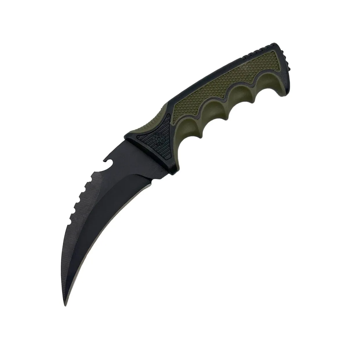 8.5" Karambit Fixed Blade Tactical Knife W/ ABS Holster