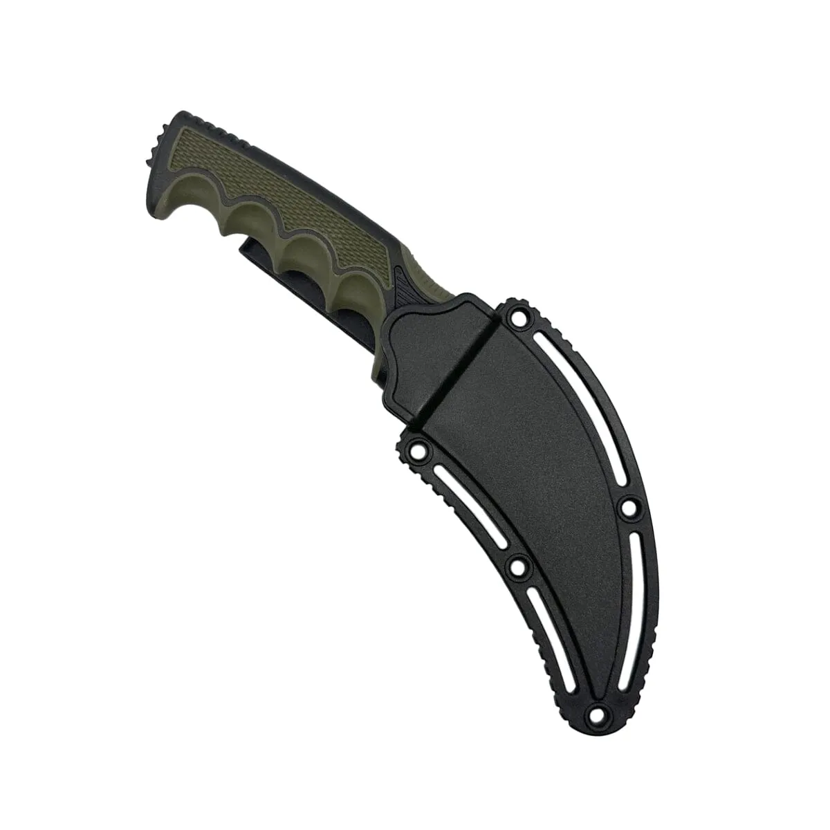 8.5" Karambit Fixed Blade Tactical Knife W/ ABS Holster
