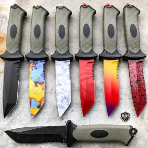 9.5" Tactical CSGO Ursus FIXED BLADE Counter Strike Hunting Survival Knife NEW