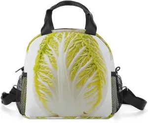 A Whole Cabbage Lunch Bag for Women Men Insulated Lunch Box Leakproof Lunch Tote Bag for Picnic Work Beach