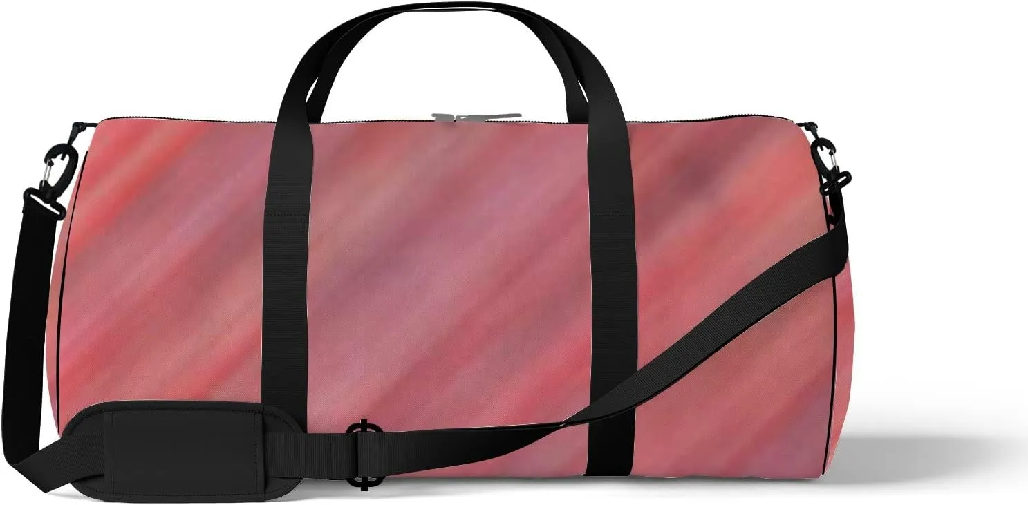 Abstract Colors Blur Background Texture Sports Bag Tote Bag Waterproof Gym Bag with Shoulder Strap Zipper 2 Side Pockets for Men and Women, Travel and Storage Shoulder Bag.