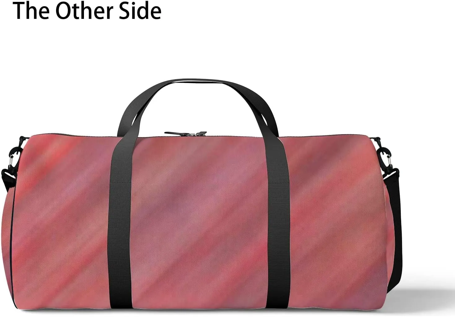 Abstract Colors Blur Background Texture Sports Bag Tote Bag Waterproof Gym Bag with Shoulder Strap Zipper 2 Side Pockets for Men and Women, Travel and Storage Shoulder Bag.