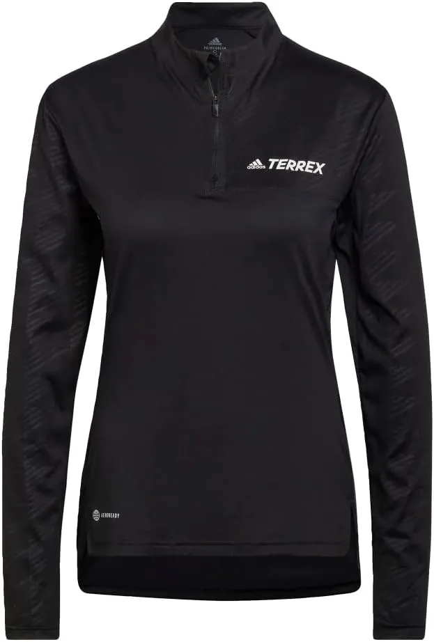 adidas Women's Terrex Multi Half-zip Long Sleeve T-shirt