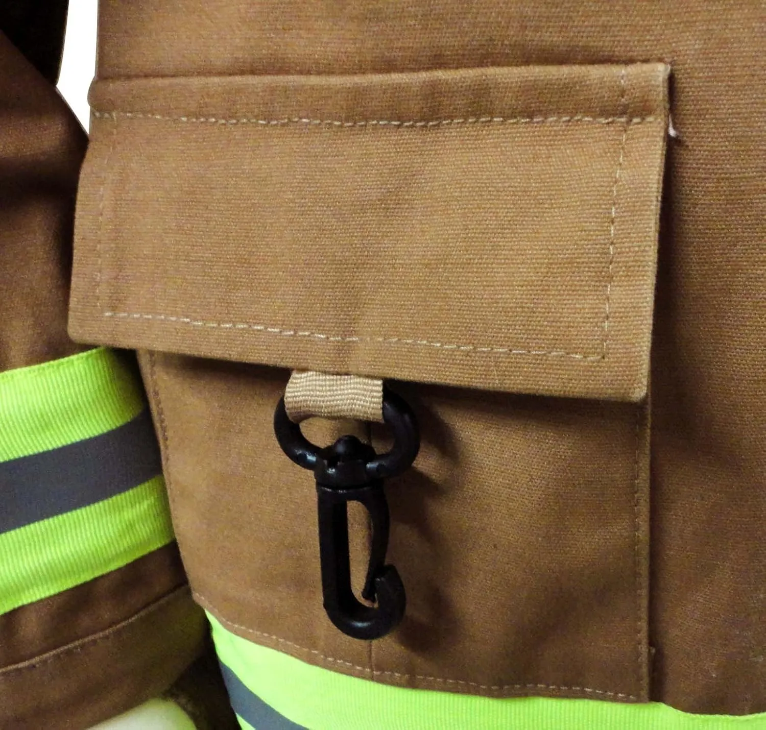 Aeromax PERSONALIZED Jr. Firefighter Suit/Bunker Gear, BLACK or TAN