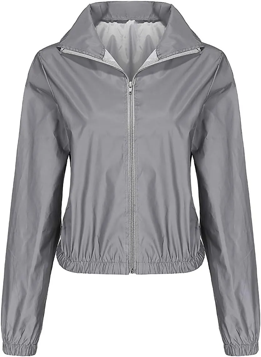 AIBEARTY Women Rave Reflective Tracksuit Zip Up Long Sleeves Jacket Jogger Pants with Pockets for Sport Party