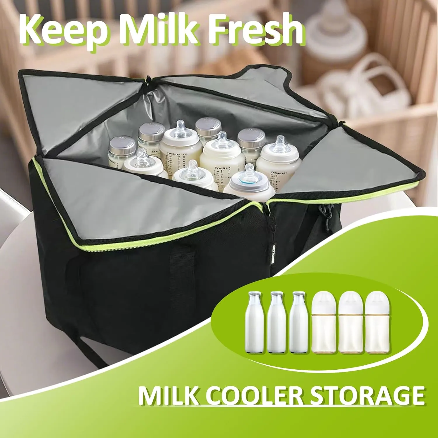 All-in-One Party Cooler Bag with Folding Design and Insulated Compartments -GETTOONE Ideal for Tailgating and Outdoor Events!