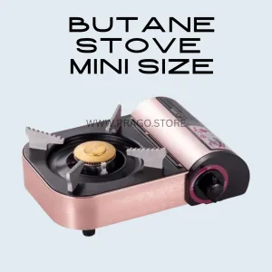 Aluminum Made Camping Portable Butane Stove Outdoor Mini Size