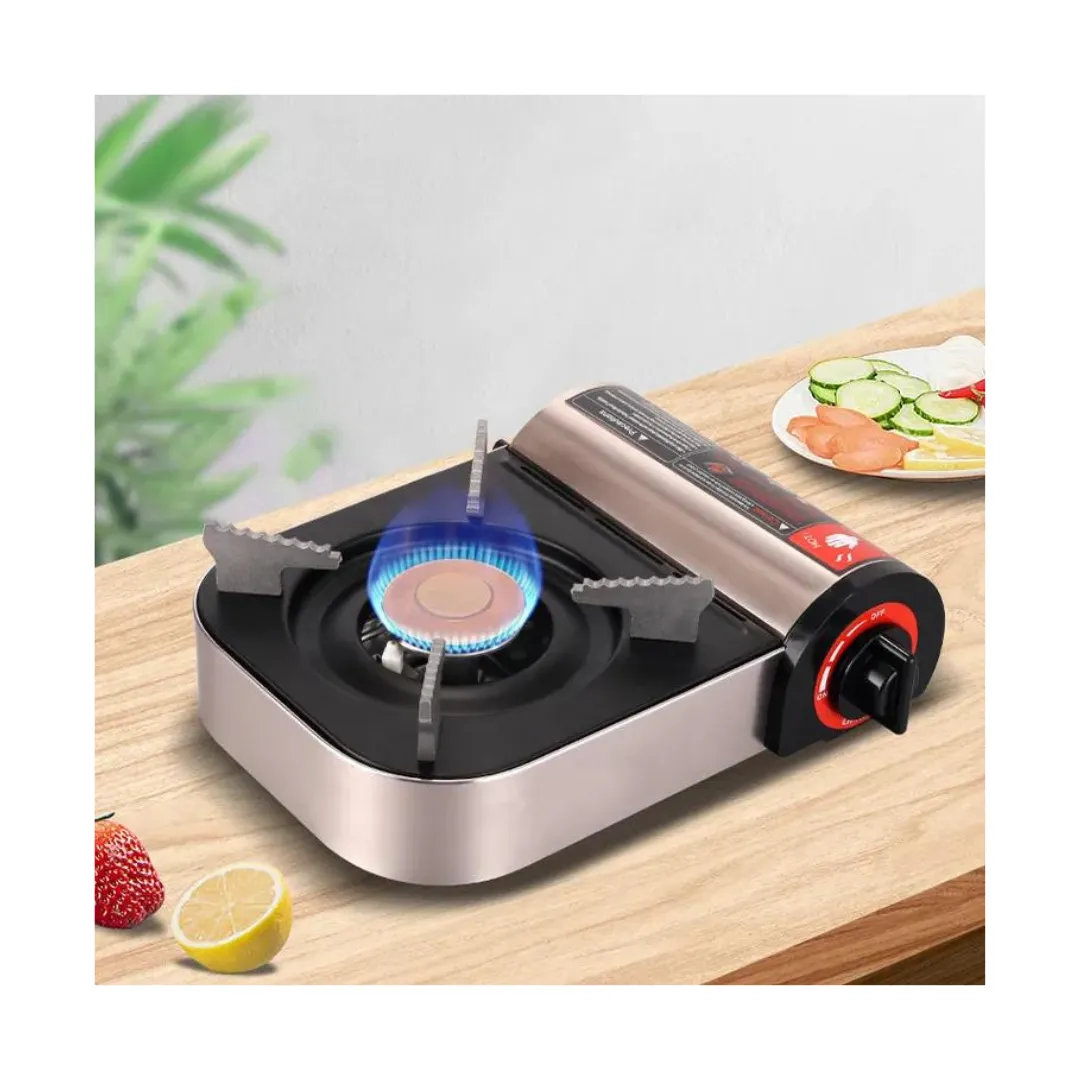 Aluminum Made Camping Portable Butane Stove Outdoor Mini Size