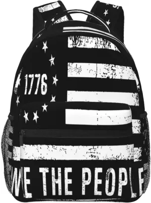 America Independence Day 1776 Stayin' Fly On The Fourth Of July Backpack Casual Laptop Backpack Double Shoulder Bag Lightweight Backpack For Women Men Travel