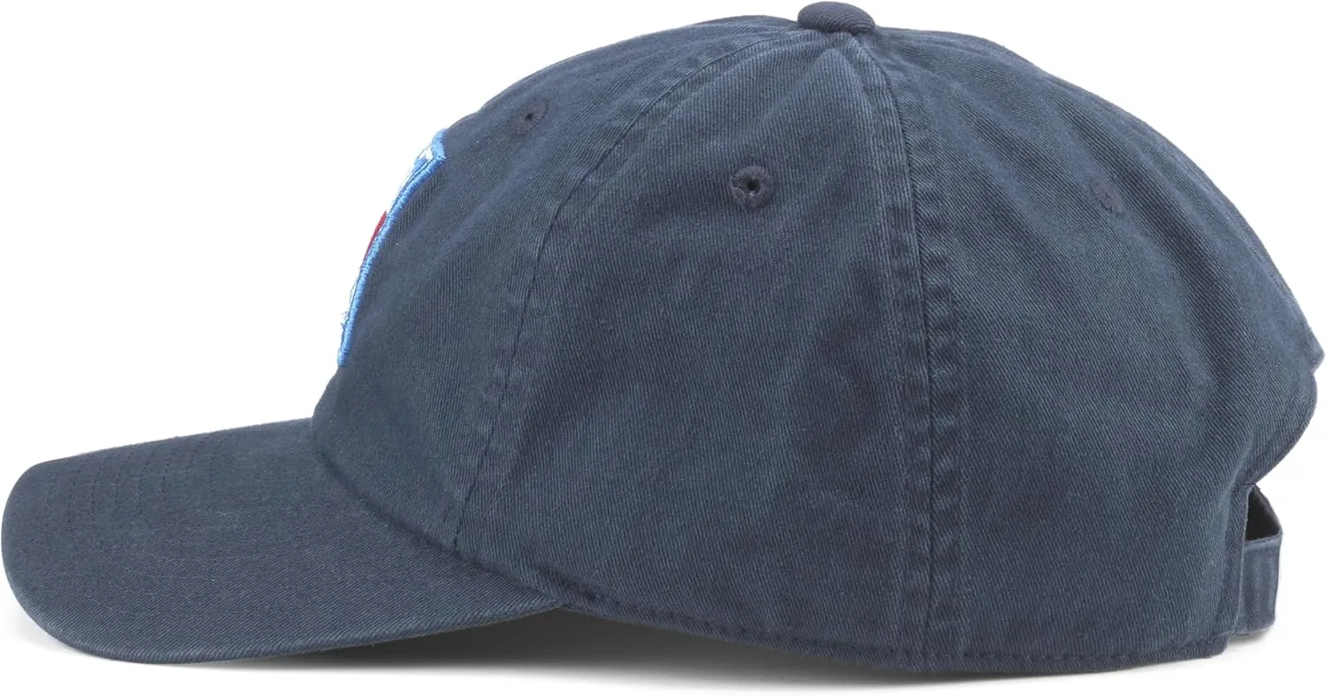 AMERICAN NEEDLE Blue Line Collection NHL National Hockey League Team Baseball Hat Adjustable Buckle Strap Dad Cap