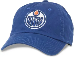 AMERICAN NEEDLE Unisex Blue Line NHL National Hockey League Team Baseball Hat Adjustable Buckle Strap Dad Cap