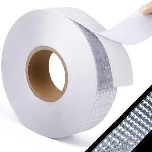 Amylove 230 Ft Driveway Basketball Tape Outdoor Court Tape Adhesive Court Marking Tape Court Lines for Tennis Badminton Parking Floor Pavement Driveway Indoor, 2 in Wide (White, PVC)