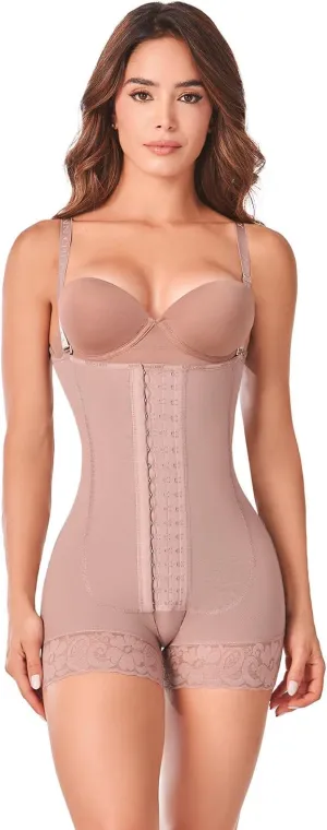 Ann Chery 5166 Shapewear for Women|Colombian Faja|Postsurgical Comfort,Tummy Control, Adjustable Fit, Short Design, Daily Use