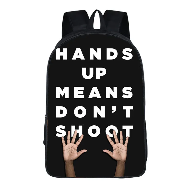 Anti Bully Backpack For Work School or Leisure Statement Bag for Hiking