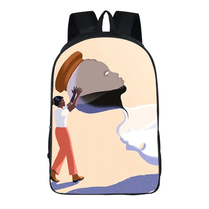 Anti Bully Backpack For Work School or Leisure Statement Bag for Hiking
