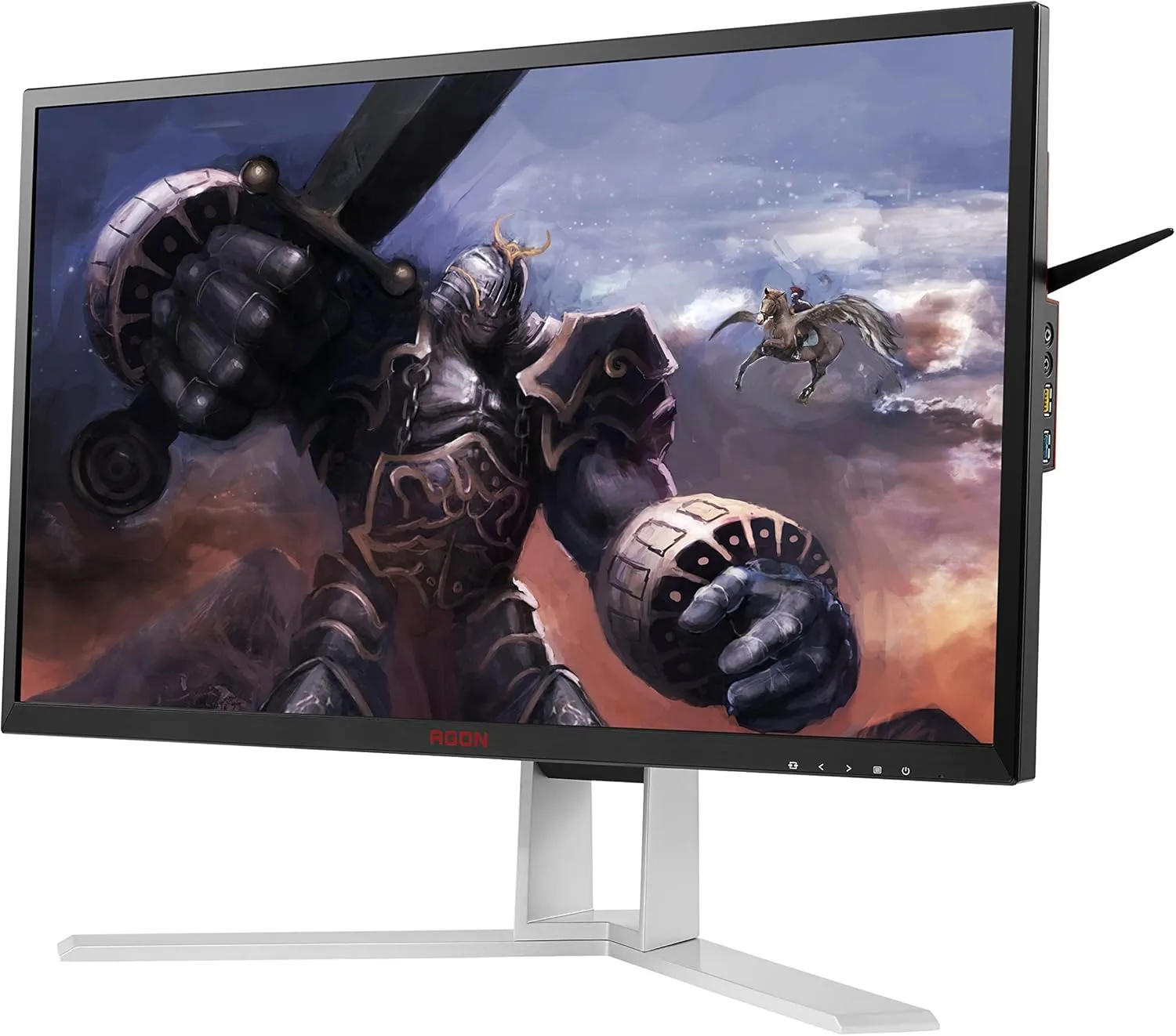 AOC Agon AG271UG 27” Gaming Monitor, G-SYNC, 4k/ UHD (3840x2160), IPS Panel, 60Hz, 4ms, Height Adjustable, DisplayPort, HDMI, USB