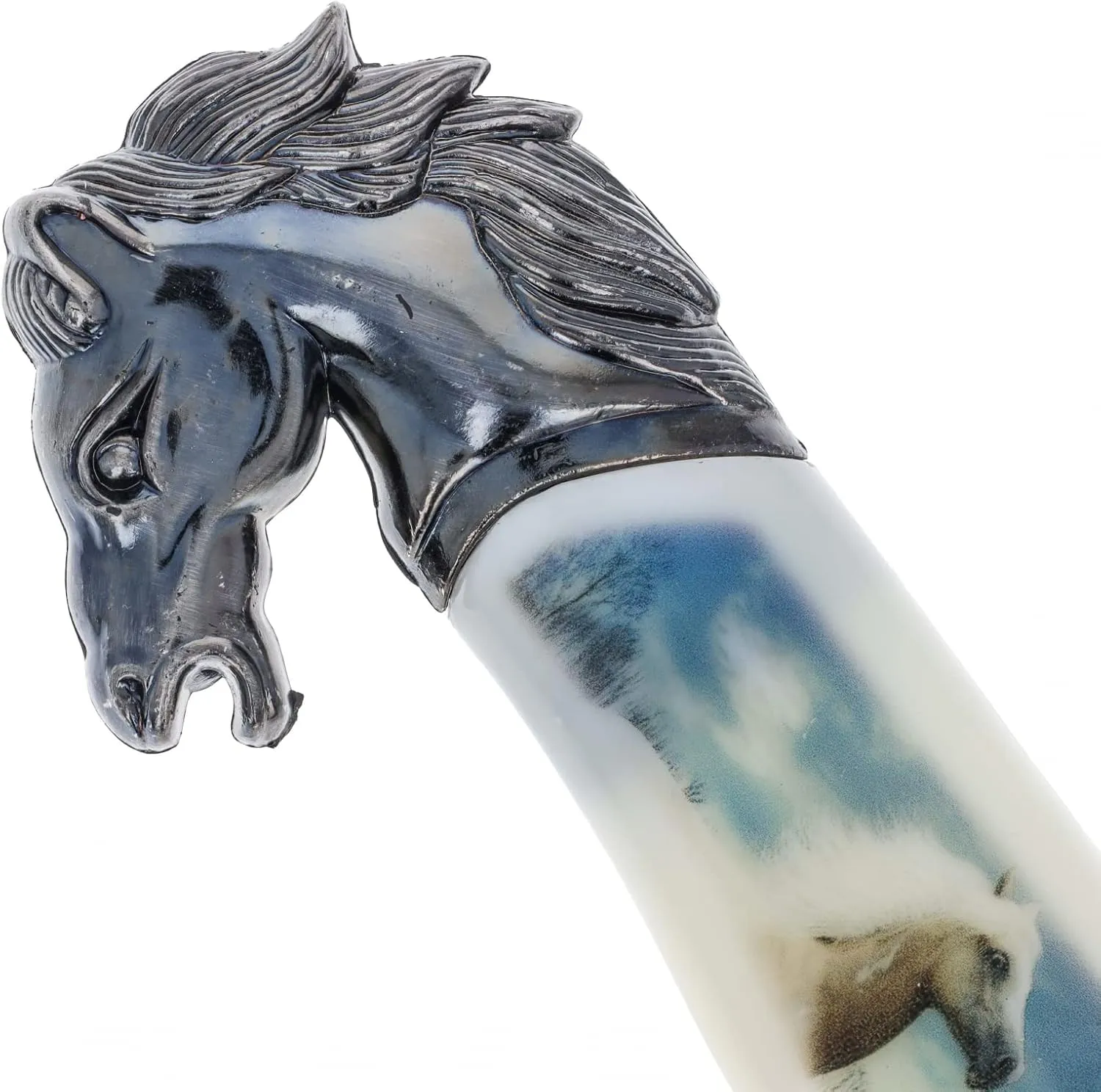 ASR Outdoor 13 Inch Collectors Hunting Knife Decorative Scabbard and Handle with Animal Head (Many Styles)