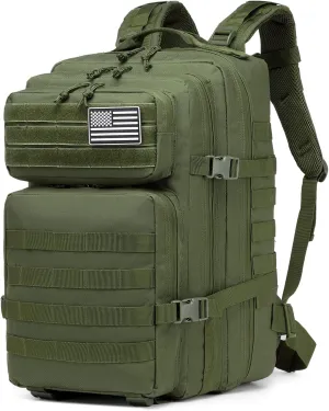 ATBP Military Tactical Molle Rucksack Backpack 45 Liters Hiking Daypack for Travel Hunting Camping
