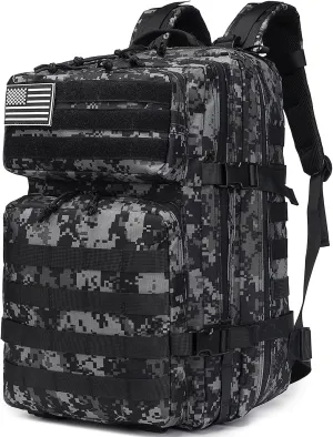 ATBP Military Tactical Molle Rucksack Backpack 45 Liters Hiking Daypack for Travel Hunting Camping