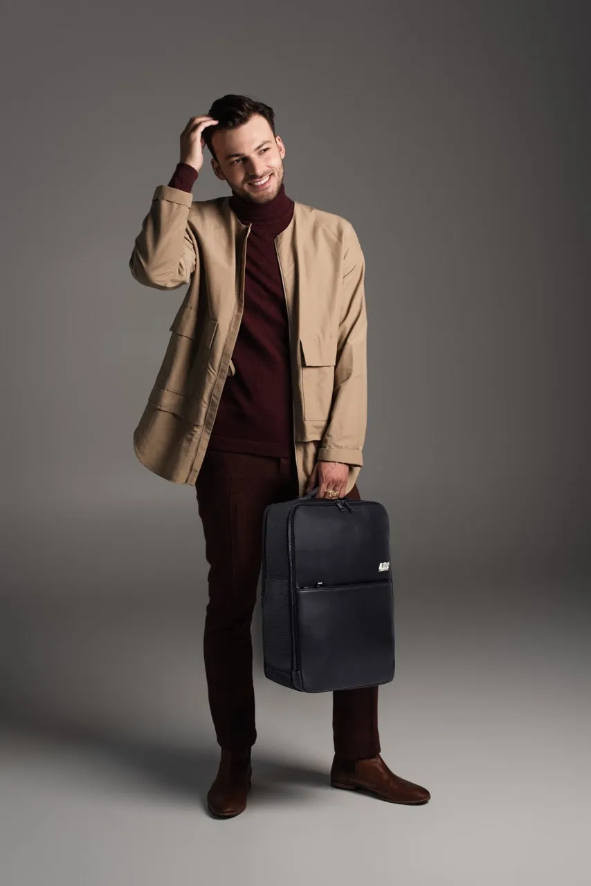 ATOM NEW YORK VOYAGE BACKPACK - Charcoal Black