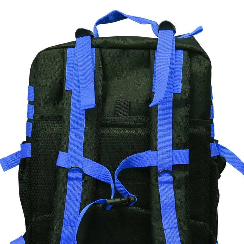 Backpack Black & Blue Straps