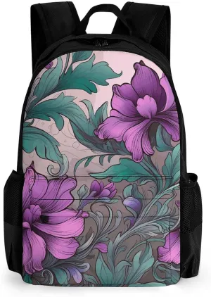 Backpack for Men Women Laptop Backpack Branches And Leaves Casual Daypack Laptop Bag for Travel