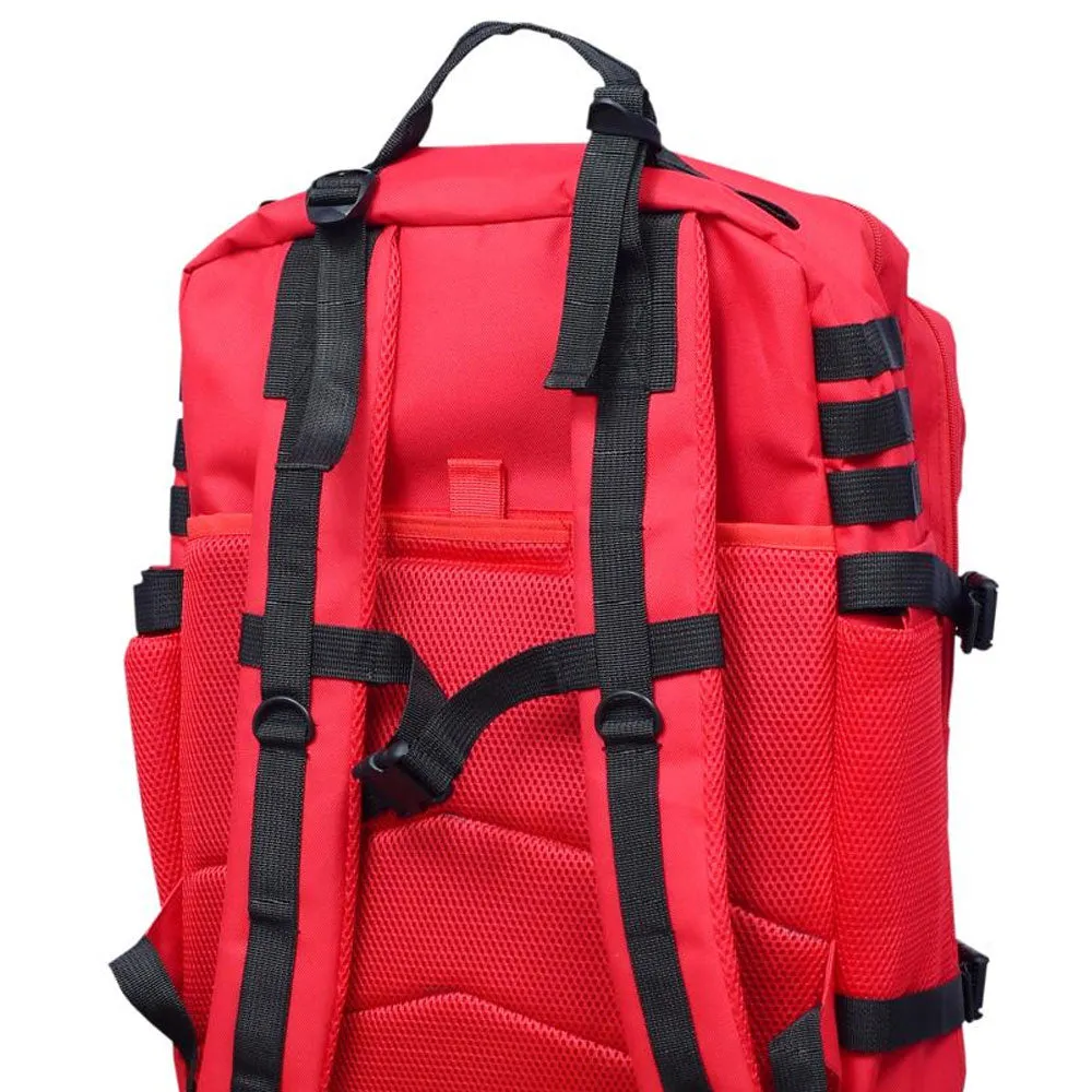 Backpack Red & Black Straps