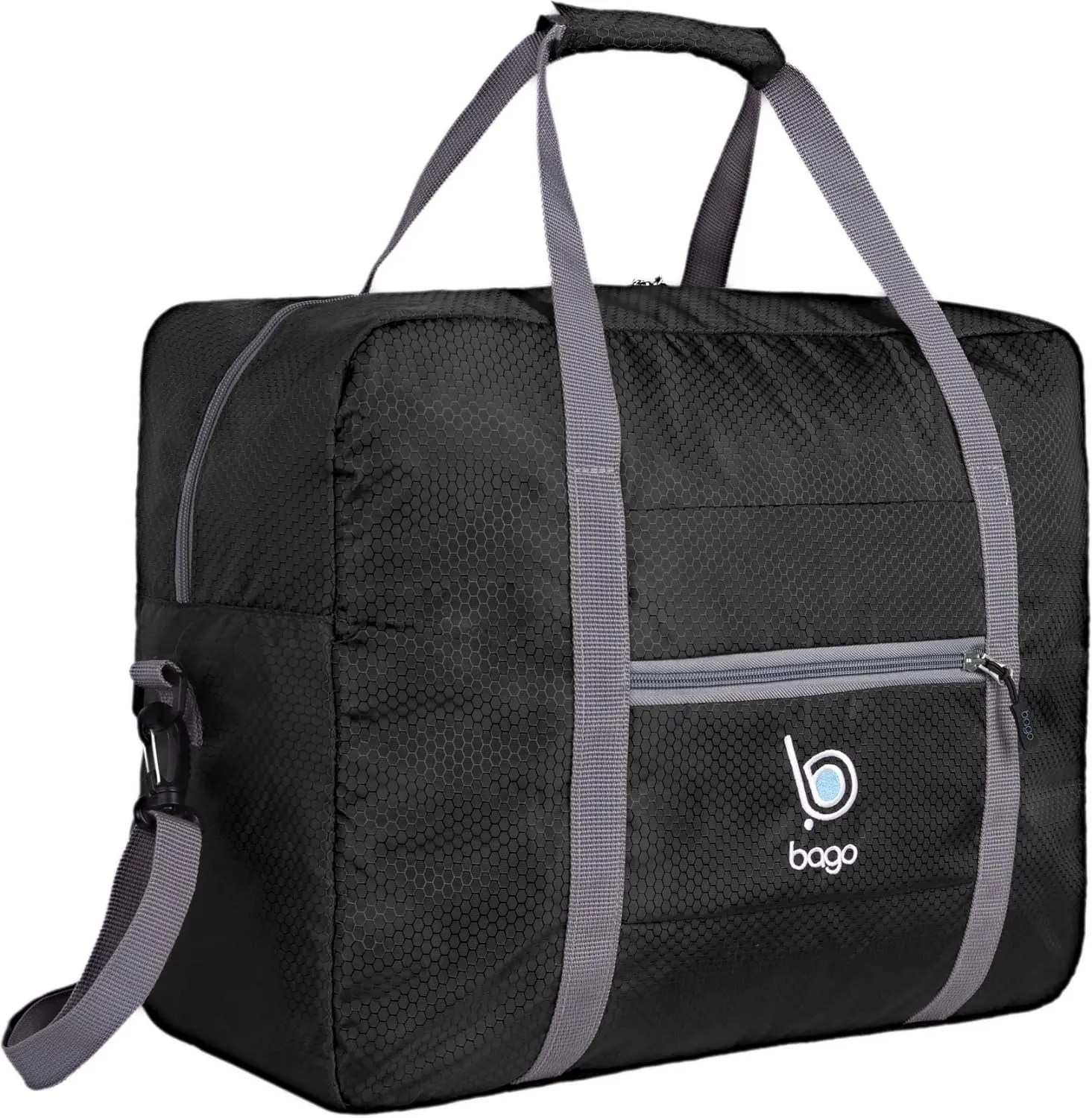 Bago Personal Item Travel Bag For Airlines - Fits As 18x14x8 inches Travel Bag Spirit & Frontier Airlines - Foldable Duffle Bag For Travel - Personal Item Bag Small Carry On Bag For Air Travel